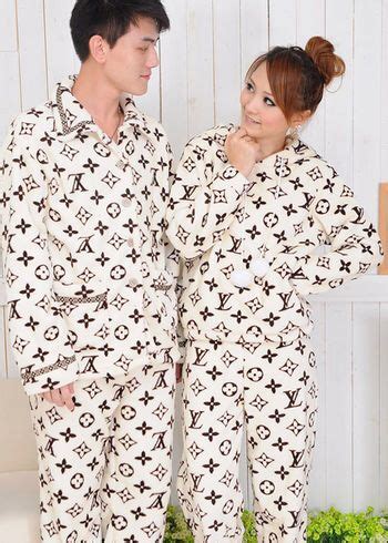 louis vuitton fluffy pyjamas|louis vuitton pajamas women.